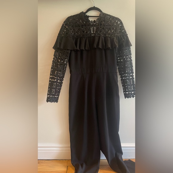 Slate & Willow Black Long Sleeved Jump Suit - Picture 3 of 5